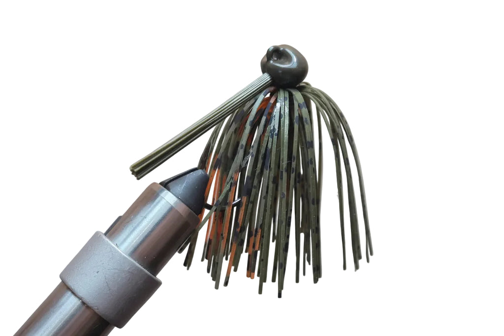 ole faithful Fishing lure  with green orange and black