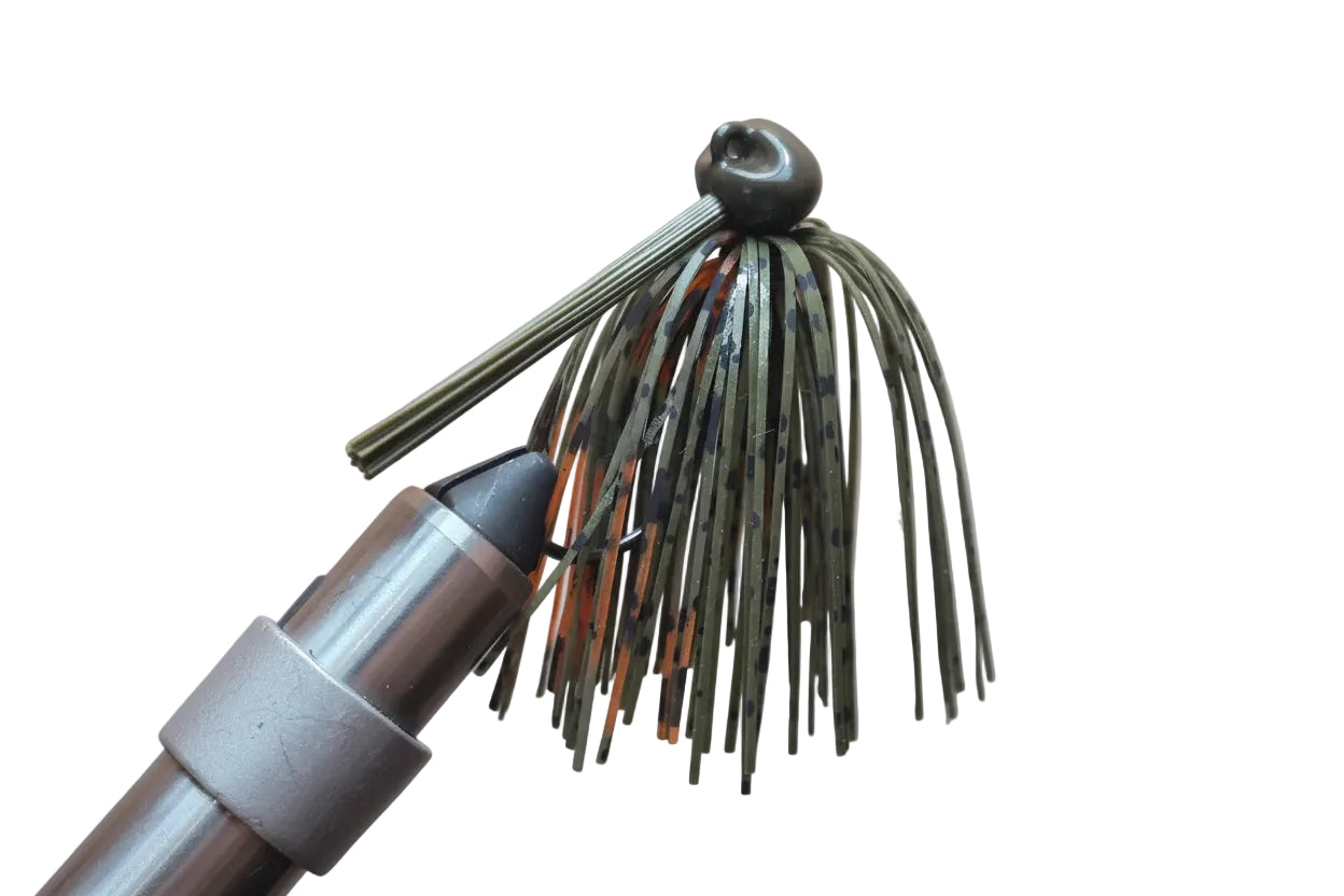 ole faithful Fishing lure  with green orange and black