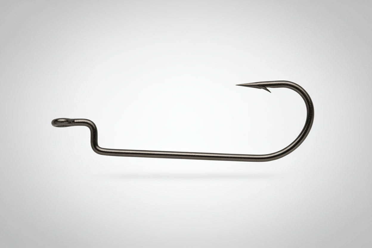 Wolf Spider Baits Heavy Duty Offset Worm Hook 5/0 Alt - 25 Pack